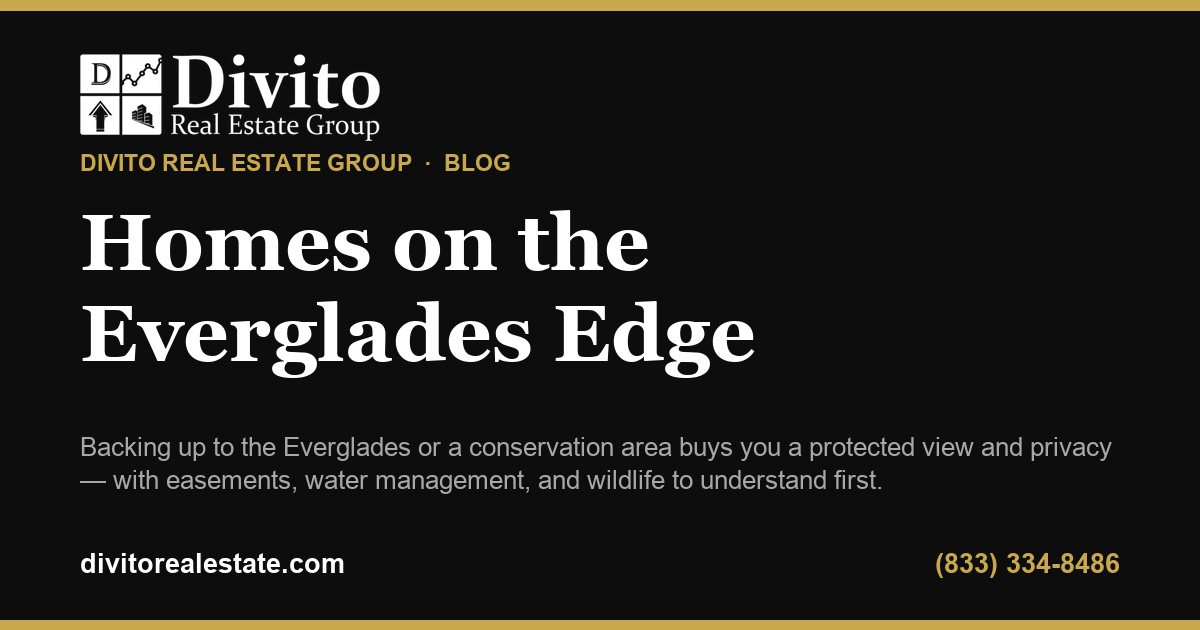 Everglades-Buffer Homes