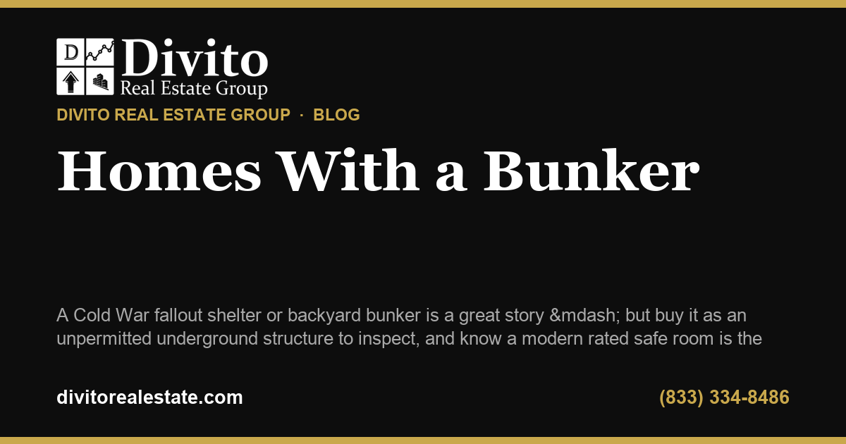 Bomb Shelters & Hurricane Bunkers