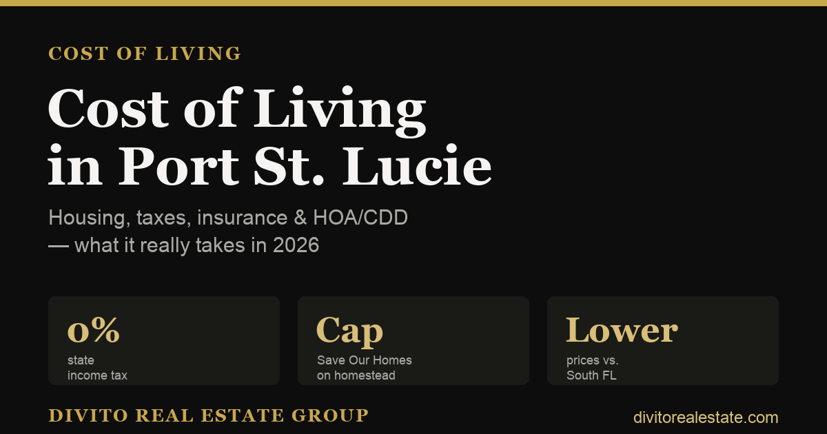 Cost of Living in Port St. Lucie